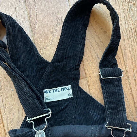 Free People x We The Free Good Luck Cord Overall in Black - Picture 13 of 15